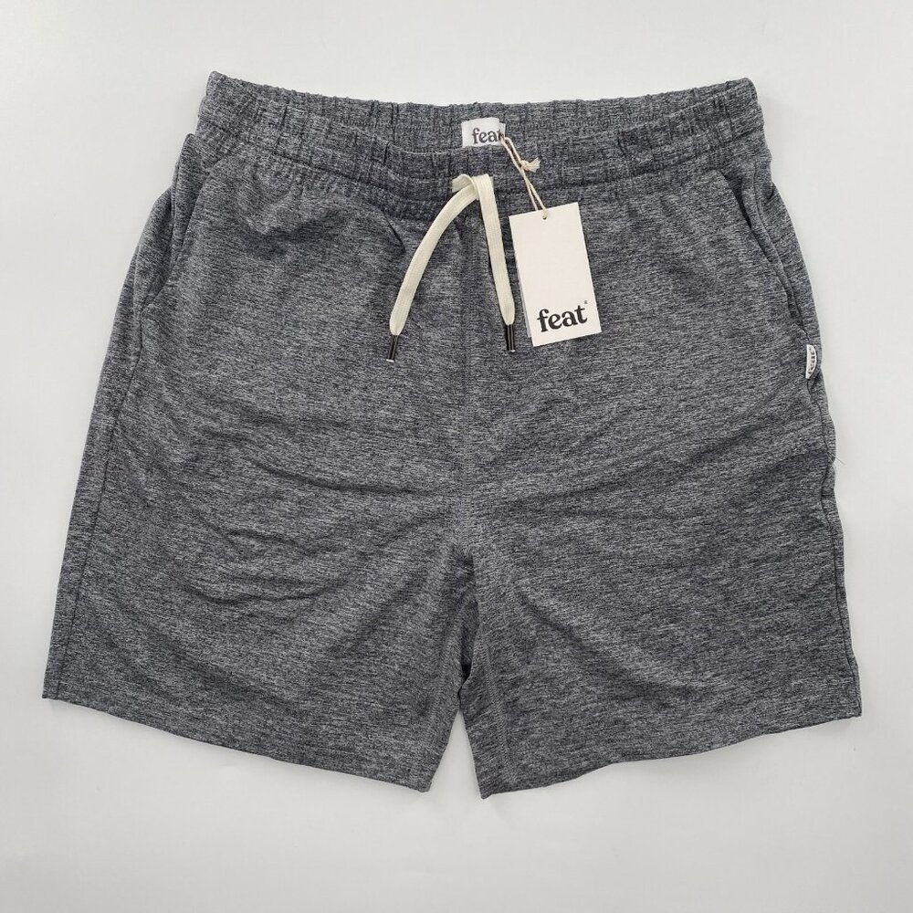 Feat Clothing Men's Roam Performance Shorts in Heather Gray sz M NWT